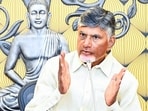 Andhra Pradesh Chief Minister N Chandrababu Naidu speaks at the review meeting at the state secretariat. The social media posts allegedly targeted Naidu's wife, Nara Bhuvaneshwari. (File)