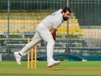 Bengal's Mohammed Shami bowls a delivery on the first day of a Ranji Trophy cricket match between Madhya Pradesh and Bengal, at the Holkar Cricket Stadium, in Indore, Wednesday, Nov. 13 Bengal's Mohammed Shami bowls a delivery on the first day of a Ranji Trophy cricket match between Madhya Pradesh and Bengal, at the Holkar Cricket Stadium, in Indore, Wednesday, Nov. 13