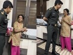 Sivakarthikeyan's wife looked surprised then smiled to see his look as Major Mukund.