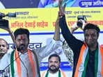 Telangana Chief Minister Revanth Reddy addressed a public meeting in Antop Hill on Wednesday. (Raju Shinde/HT Photo/ Hindustan Times) Telangana Chief Minister Revanth Reddy addressed a public meeting in Antop Hill on Wednesday. (Raju Shinde/HT Photo/ Hindustan Times)