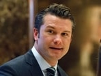 Pete Hegseth walks to an elevator for a meeting with President-elect Donald Trump at Trump Tower in New York. (File image)