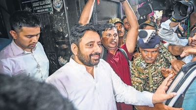 Amanatullah Khan, MLA from Aam Aadmi Party. (Sanchit Khanna/HT Photo) Amanatullah Khan, MLA from Aam Aadmi Party. (Sanchit Khanna/HT Photo)