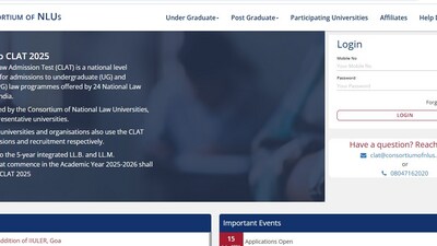 CLAT 2025 Admit Card: Check the steps to download hall tickets when out. (Image courtesy: consortiumofnlus.ac.in/clat-2025) CLAT 2025 Admit Card: Check the steps to download hall tickets when out. (Image courtesy: consortiumofnlus.ac.in/clat-2025)