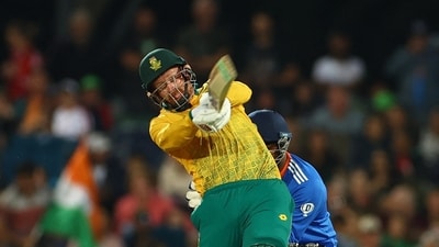 Heinrich Klaasen scored 41 in 22 balls in the third T20I (REUTERS)