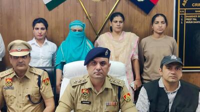 Currently under a six-day police remand following her arrest in Sector 9’s Devilal Colony on Monday, Manisha is reportedly connected with at least six additional gang members, each with subordinate operatives to carry out assigned tasks (HT Photo)