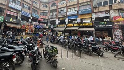 During the inspections, officials observed that many shopkeepers had extended their shops into the parking spaces. (Representational image/HT Photo) During the inspections, officials observed that many shopkeepers had extended their shops into the parking spaces. (Representational image/HT Photo)