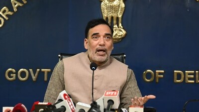 Environment minister of Delhi Gopal Rai has stated that for now GRAP-II will be implemented in the city, anticipating improvements in weather soon (Hindustan Times) Environment minister of Delhi Gopal Rai has stated that for now GRAP-II will be implemented in the city, anticipating improvements in weather soon (Hindustan Times)