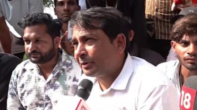 Independent assembly by-poll candidate Naresh Meena. (PTI) Independent assembly by-poll candidate Naresh Meena. (PTI)