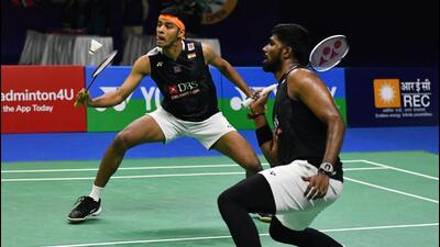 India’s star doubles pair of Satwik-Chirag. (BAI) India’s star doubles pair of Satwik-Chirag. (BAI)