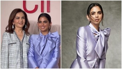 Nita Ambani and Isha Ambani attend the Tira Beauty event. Nita Ambani and Isha Ambani attend the Tira Beauty event.