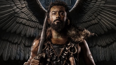 Kanguva first reviews: Suriya plays dual roles in Siva's fantasy drama film which also stars Bobby Deol and Disha Patani. Kanguva first reviews: Suriya plays dual roles in Siva's fantasy drama film which also stars Bobby Deol and Disha Patani.