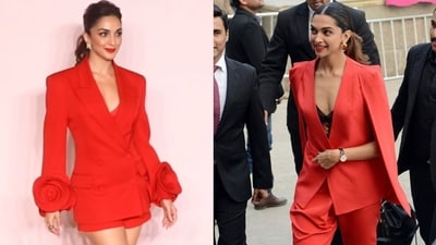 Kiara Advani's look from an event last night has reminded netizens of Deepika Padukone Kiara Advani's look from an event last night has reminded netizens of Deepika Padukone