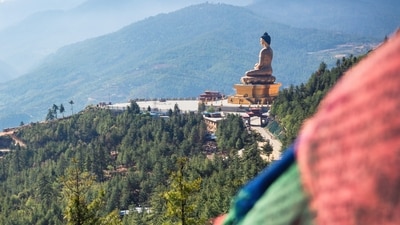 Most people prefer visiting Bhutan in summer. but the mountains look beautiful in winter. (HT_PRINT) Most people prefer visiting Bhutan in summer. but the mountains look beautiful in winter. (HT_PRINT)
