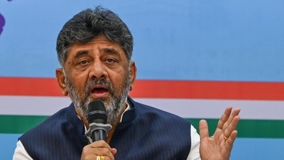 Karnataka Deputy Chief Minister DK Shivakumar (Photo by Raju Shinde/HT Photo) (Hindustan Times) Karnataka Deputy Chief Minister DK Shivakumar (Photo by Raju Shinde/HT Photo) (Hindustan Times)