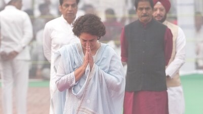 Congress leader Priyanka Gandhi Vadra in Delhi. (PTI Photo/Atul Yadav) (PTI) Congress leader Priyanka Gandhi Vadra in Delhi. (PTI Photo/Atul Yadav) (PTI)