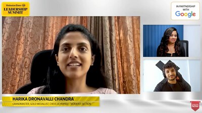Speaking at HTLS 2024, Grandmasters Harika Dronavalli and Vidit Gujrathi are proud of the way Indian chess is progressing (Hindustan Times) Speaking at HTLS 2024, Grandmasters Harika Dronavalli and Vidit Gujrathi are proud of the way Indian chess is progressing (Hindustan Times)
