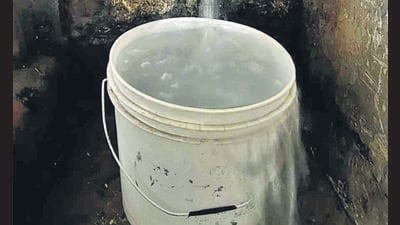 The MC survey came after multiple complaints from locals regarding water quality. (HT Photo) The MC survey came after multiple complaints from locals regarding water quality. (HT Photo)