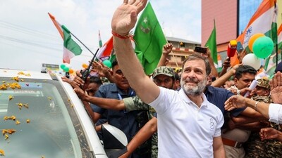 Rahul Gandhi was at a rally in Nandurbar (PTI) Rahul Gandhi was at a rally in Nandurbar (PTI)