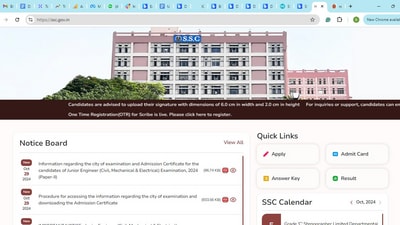 SSC JE Paper II Answer Key 2024: Objection window closes today, direct link here SSC JE Paper II Answer Key 2024: Objection window closes today, direct link here