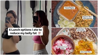 Fitness influencer loses belly fat in just 21 days. Fitness influencer loses belly fat in just 21 days.