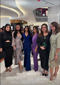 Bollywood wives in attendance at the Tira store launch. Bollywood wives in attendance at the Tira store launch.