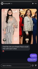Shalini Passi and Nita Ambani chose statement handbags to style their OOTDs.