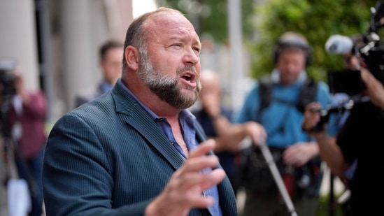 Right-wing conspiracy theorist Alex Jones (AP)