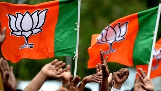 Maharashtra assembly elections 2024: On Sunday, the BJP unveiled its manifesto for the Maharashtra assembly elections, pledging to introduce a state anti-conversion law, and provide farm loan waivers. (HT PHOTO)