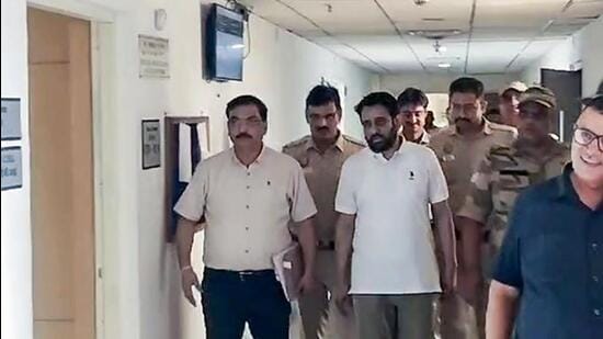 The court meanwhile ordered the release of Khan from judicial custody on bail. (ANI photo)