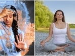 Try these simple yoga poses and breathing techniques for stress relief. Try these simple yoga poses and breathing techniques for stress relief.