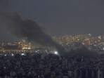 Smoke billows over Beirut's southern suburbs, after an Israeli strike, amid the ongoing hostilities between Hezbollah and Israeli forces, as seen from Baabda, Lebanon November 15, 2024.