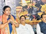 Manisha Waikar, former MLA Ravindra Waikar’s wife, is the Shiv Sena candidate Manisha Waikar, former MLA Ravindra Waikar’s wife, is the Shiv Sena candidate