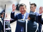 TOPSHOT - China's President Xi Jinping waves upon his arrival for the Asia-Pacific Economic Cooperation (APEC) Summit at Air Force Base 8, annexed to the Jorge Chavez International Airport, in Callao, Peru, on November 14, 2024. TOPSHOT - China's President Xi Jinping waves upon his arrival for the Asia-Pacific Economic Cooperation (APEC) Summit at Air Force Base 8, annexed to the Jorge Chavez International Airport, in Callao, Peru, on November 14, 2024.