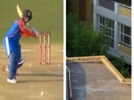 Abhishek Sharma hits South Africa pacer out of Wanderers Stadium in Johannesburg, ball lost
