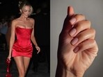 Margot Robbie's clear nails