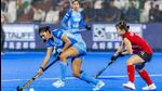 Manisha Chauhan in action against Thailand in the Asian Champions Trophy in Rajgir. (HI)