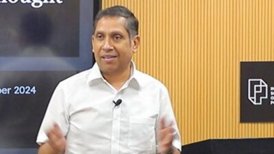 All India Professionals’ Congress chief Praveen Chakravarty. (X) All India Professionals’ Congress chief Praveen Chakravarty. (X)