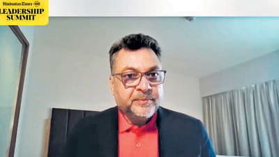 Audi India head Balbir Singh Dhillon at the Hindustan Times Leadership Summit 2024 on Friday. (HT Photo) Audi India head Balbir Singh Dhillon at the Hindustan Times Leadership Summit 2024 on Friday. (HT Photo)