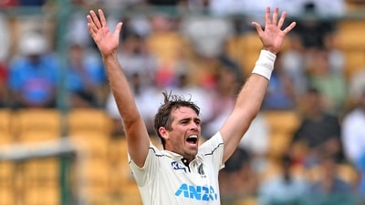 New Zealand's Tim Southee appeals (AFP)