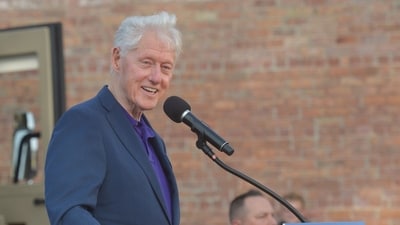 Former President Bill Clinton speaks during a campaign event in support of Democratic presidential nominee Vice President Kamala Harris, Wednesday, Oct. 30, 2024, in Benton Harbor, Mich. (Don Campbell/The Herald-Palladium via AP)) Former President Bill Clinton speaks during a campaign event in support of Democratic presidential nominee Vice President Kamala Harris, Wednesday, Oct. 30, 2024, in Benton Harbor, Mich. (Don Campbell/The Herald-Palladium via AP))
