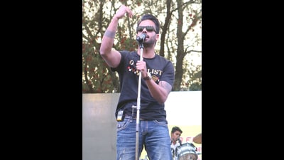 Even in September 2021, the singer was challaned in Mohali for using a black film on his Ford Endeavour SUV. (HT File Photo)