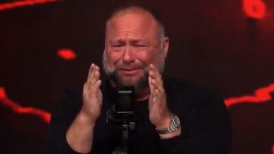 Alex Jones has been furious about the exact procedure since the satirical news site's winning bid was revealed on Thursday. Alex Jones has been furious about the exact procedure since the satirical news site's winning bid was revealed on Thursday.
