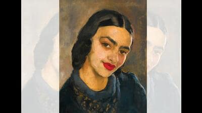 Sher-Gil painted this when she was just 19. Sher-Gil painted this when she was just 19.