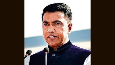 The chief minister of Haryana Nayab Singh Saini and Goa chief minister Pramod Sawant visited Pune city. (HT PHOTO)