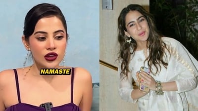 Uorfi Javed and Sara Ali Khan Uorfi Javed and Sara Ali Khan