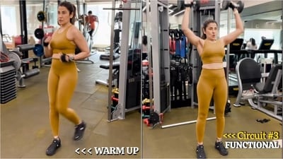 Celebrity trainer Yasmin Karachiwala recently shared an energising workout routine on her Instagram. (Instagram/@yasminkarachiwala) Celebrity trainer Yasmin Karachiwala recently shared an energising workout routine on her Instagram. (Instagram/@yasminkarachiwala)