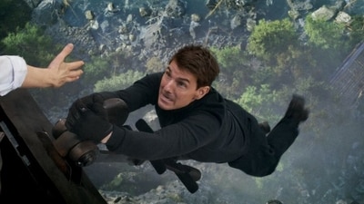 Tom Cruise in a still from Mission: Impossible — Dead Reckoning Part One. Tom Cruise in a still from Mission: Impossible — Dead Reckoning Part One.