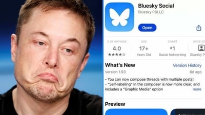 Bluesky, a social network competing with X (Twitter), is gaining popularity with over 16 million users, including Hollywood celebrities. (Bluesky App store pic) Bluesky, a social network competing with X (Twitter), is gaining popularity with over 16 million users, including Hollywood celebrities. (Bluesky App store pic)