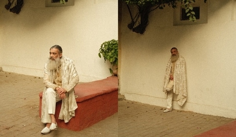 Model Daljit Sean Singh in Wabi Sabi.