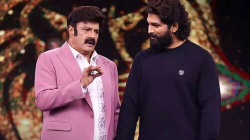 Nandamuri Balakrishna and Allu Arjun Nandamuri Balakrishna and Allu Arjun